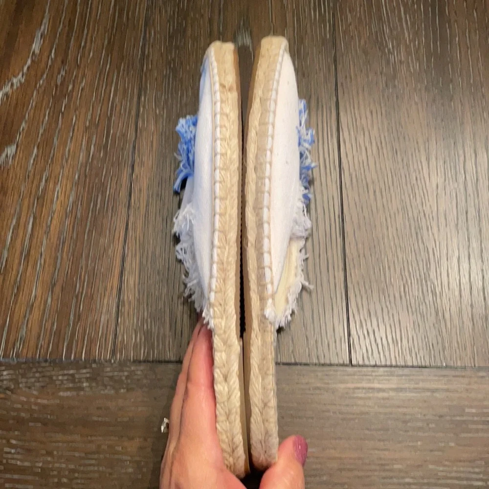Soludos Frayed Tassel Espadrille Loafer Mules - Picture 15 of 16